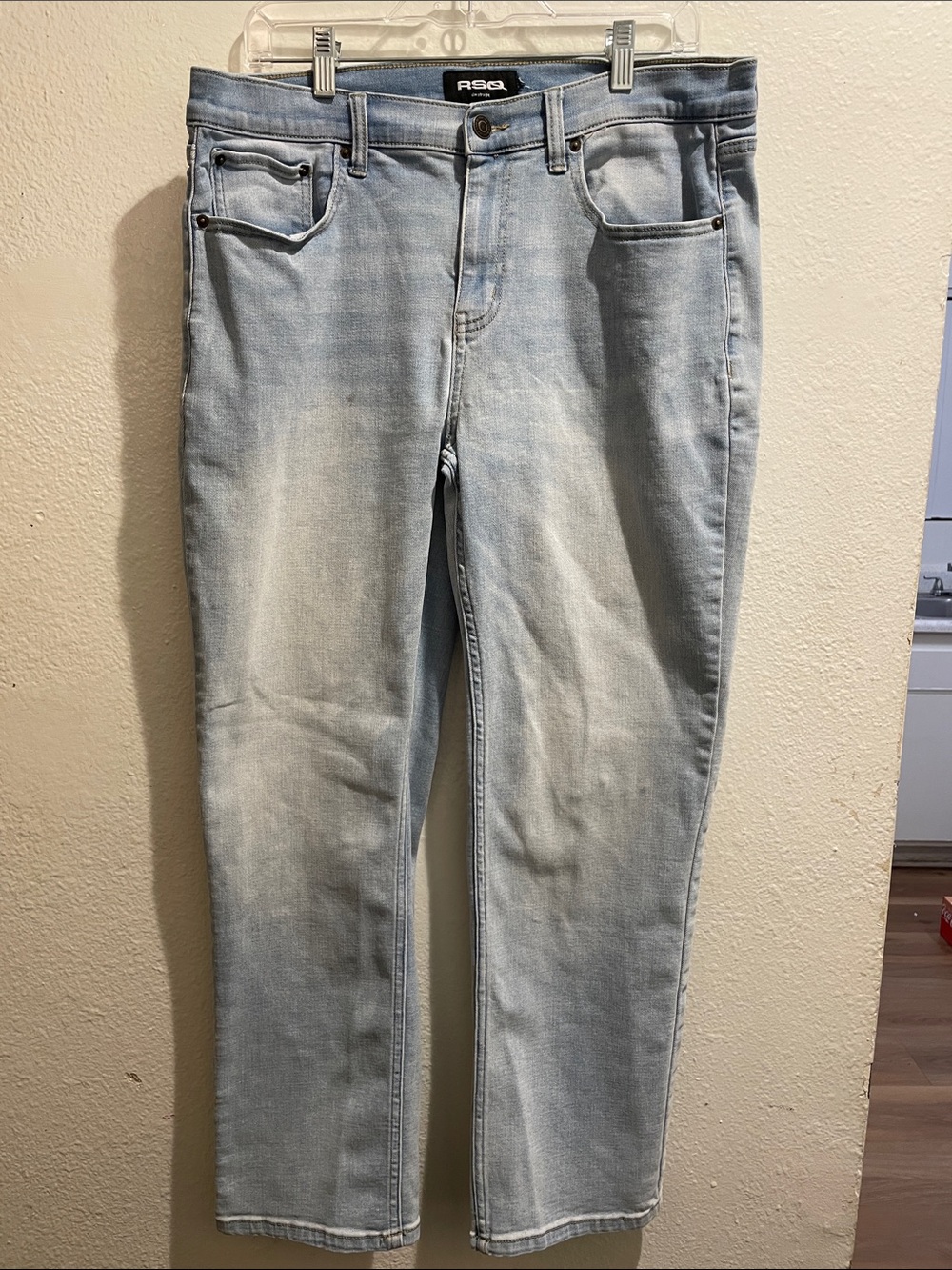 Light Wash Tilly’s ASQ and Slim Straight Jeans